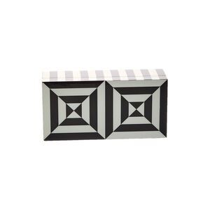 Jonathan Adler Small Op Art Lacquer Box, Black
